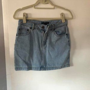 forever 21 jean skirt